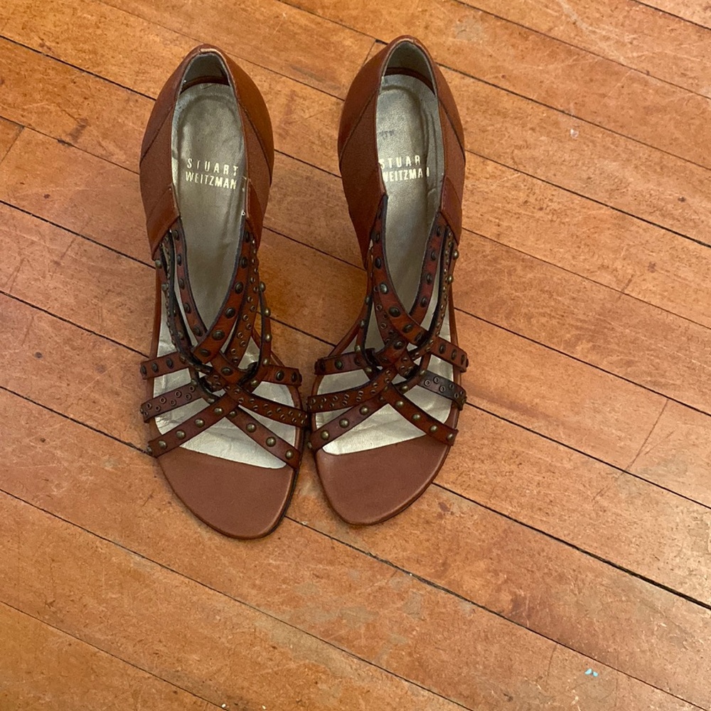 Stuart Weitzman strapped heels